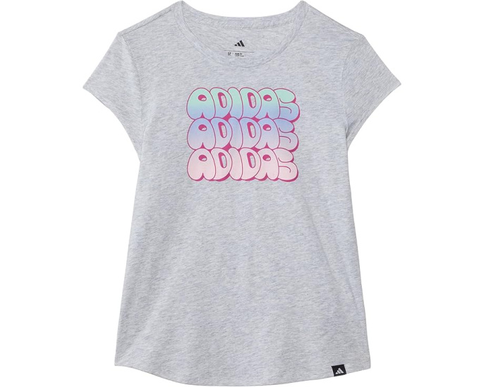Футболка с коротким рукавом Cap Sleeve Heather Tee Adidas для детей