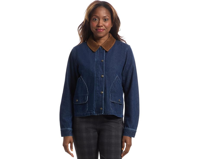 Джинсовая куртка Barn Jacket с вельветовым воротником от Elliott Lauren