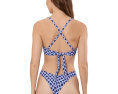 Seafolly бикини топ Marseille Multi Fit Longline Tri Bra в стиле Индиго