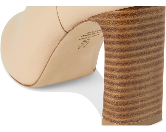 Ботинки Babette Platform Zip Bootie Stuart Weitzman с миндалевидным носком