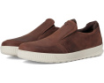 Кеды slip-on ECCO Byway из нубука коричневые
