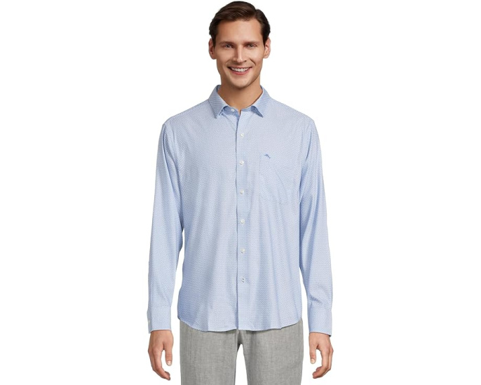 Рубашка Tommy Bahama Sarasota Stretch Ventura Coast синяя