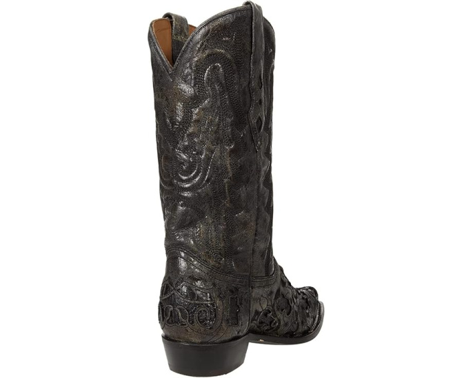Сапоги A4116 от Corral Boots с зауженным носком и декоративным верхом