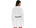 Платье-мини Norma Kamali Super Oversized Boyfriend с расклешенным подолом
