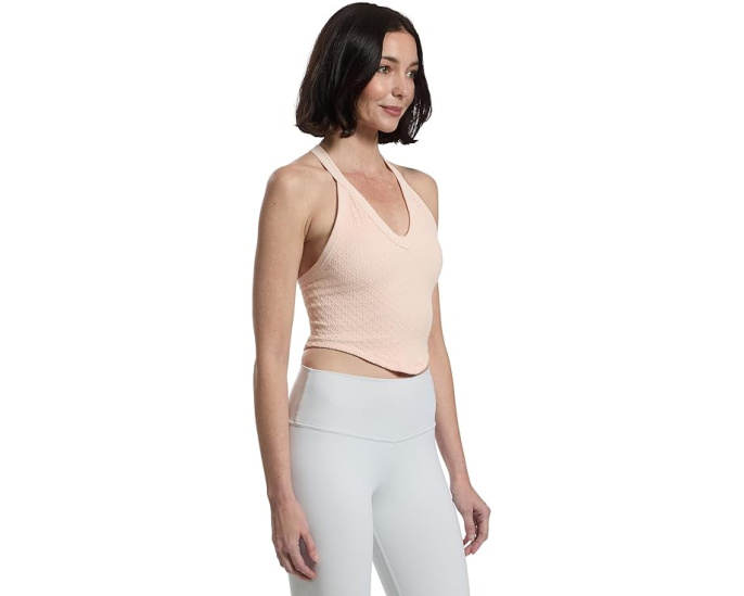 FP Movement топ All Clear V-neck Holiday Jacquard без рукавов