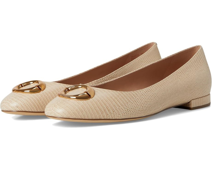 Cole Haan Балетки Skylar с квадратным носком и кожаным верхом