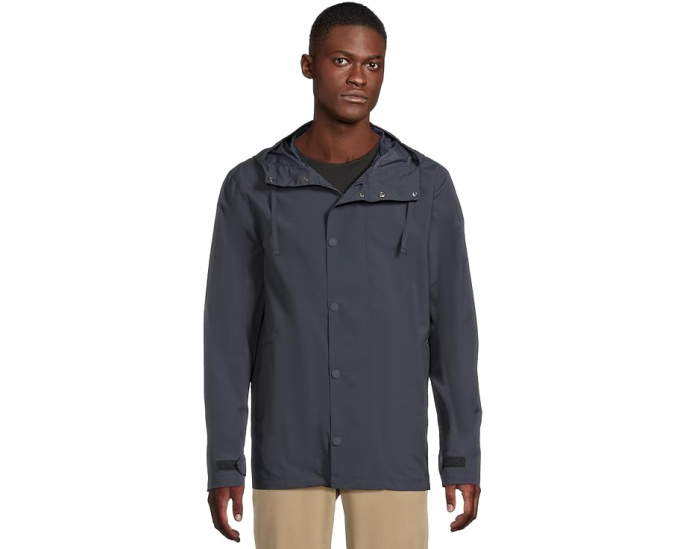 Куртка Barbour Quay Showerproof с капюшоном и клетчатой внутренней частью
