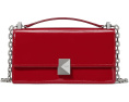 Мини-сумка-кроссбоди Kate Spade New York Deco с цепным ремнем из лаковой кожи
