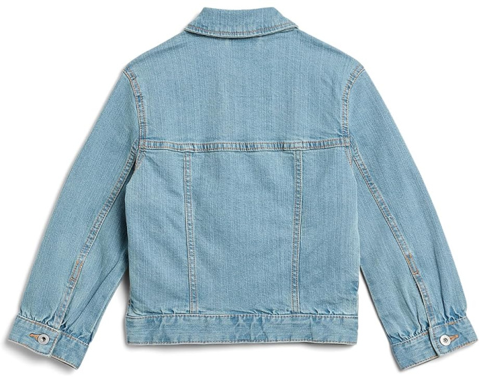 Джинсовая куртка с вышивкой abercrombie kids для детей