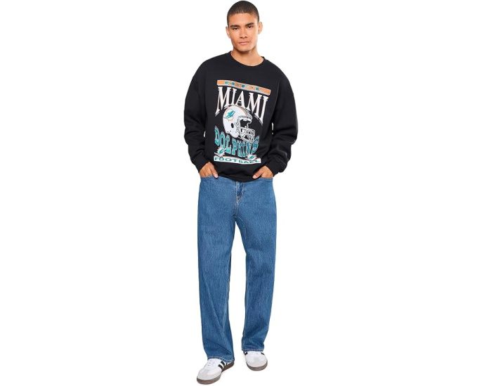 Толстовка NFL Miami Dolphins Helmet Crew от Junk Food Clothing