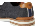 Оксфорды Florsheim Highland Canvas Plain Toe из холста с кожаными вставками