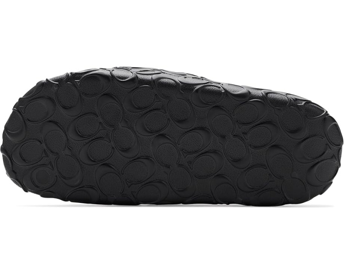 Сланцы COACH Bay из EVA с широким ремешком и круглым носком