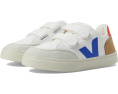 Кроссовки VEJA Small V-12 Chromefree для детей с кожаным верхом и двойной липучкой