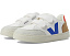 Кроссовки VEJA Small V-12 Chromefree для детей с кожаным верхом и двойной липучкой