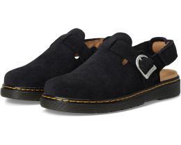 Dr. Martens Jorgie Y мюли для детей из мягкого замши с регулируемым ремнем