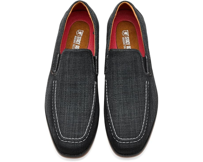 Мокасины-лодочки Stacy Adams Ridgely slip-on с мыском и стелькой Red Zone