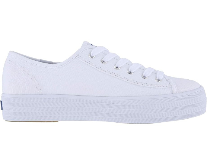 Кроссовки Keds Triple Kick Canvas на платформе с ортолитовой стелькой
