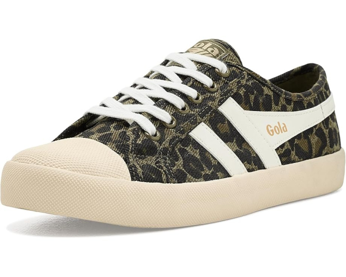 Кеды Gola Coaster Leopard с леопардовым принтом