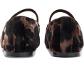 Greta Elastic Mary Jane - Leopard Velvet