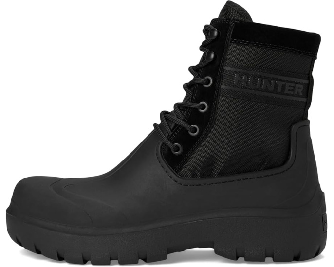 Водонепроницаемые ботинки Hunter London средней высоты на шнуровке
