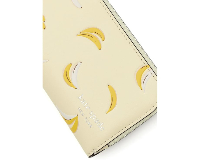 Kate Spade New York кошелек с банановым принтом Devin Banana Small Bifold