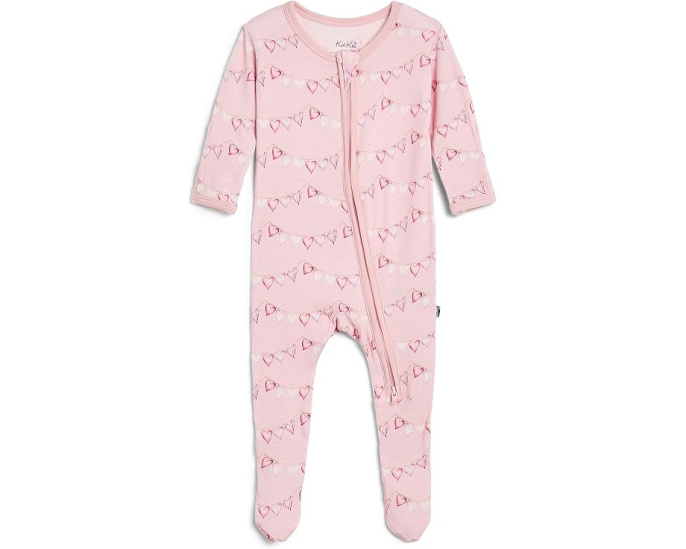 Слип с принтом и двухсторонней молнией для младенцев Kickee Pants