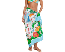 Саронг Seafolly Viva Vacation из хлопка для многообразного ношения