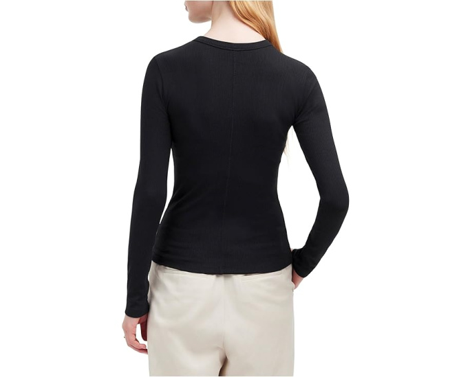 Свитер Madewell Modal Rib Long Sleeve Crewneck с ребристой вязкой