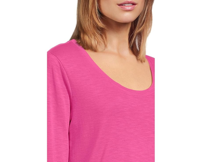 Tommy Bahama Ashby Isles Rib топ с круглым вырезом и 3/4 рукава