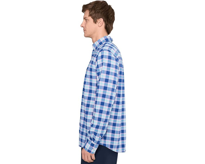Рубашка Vineyard Vines из ультралегкой ткани в клетку Coconut Key