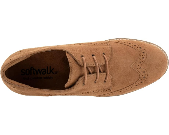 Мокасины SoftWalk Willet с кожаным верхом и поддержкой свода стопы