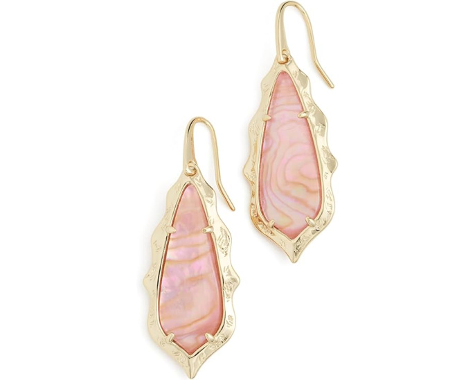 Kendra Scott Серьги Adriana Scallop Frame Drop в золоте