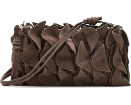 Замшевая сумка-клатч в виде цветка Suede Flower Clutch Bag FARM Rio