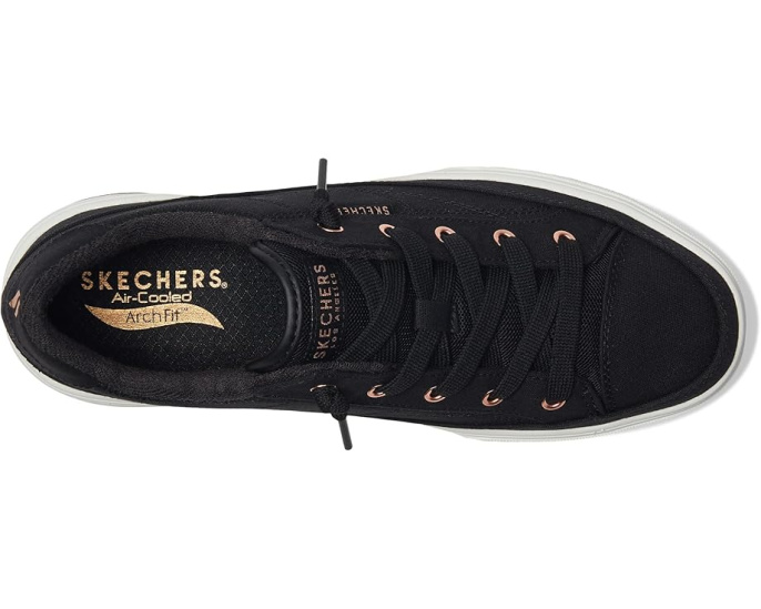 Skechers Arch Fit Arcade Meet Ya There веганские кроссовки на холсте