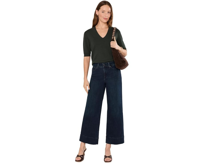 Джинсы NYDJ Teresa Wide Leg Ankle с широкими штанинами