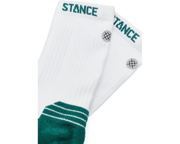 Носки Stance Fairway Ribbed Crew с белыми ребристыми манжетами