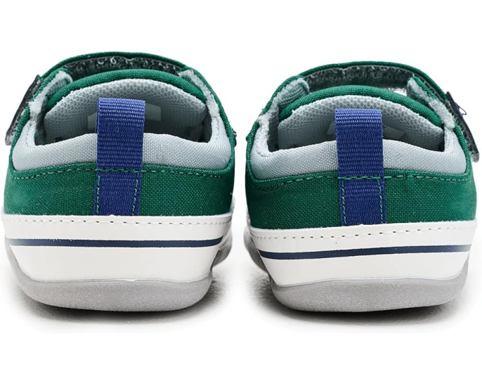 See Kai Run Первые шаги Stevie Mini из денима с гибкой подошвой для малышей