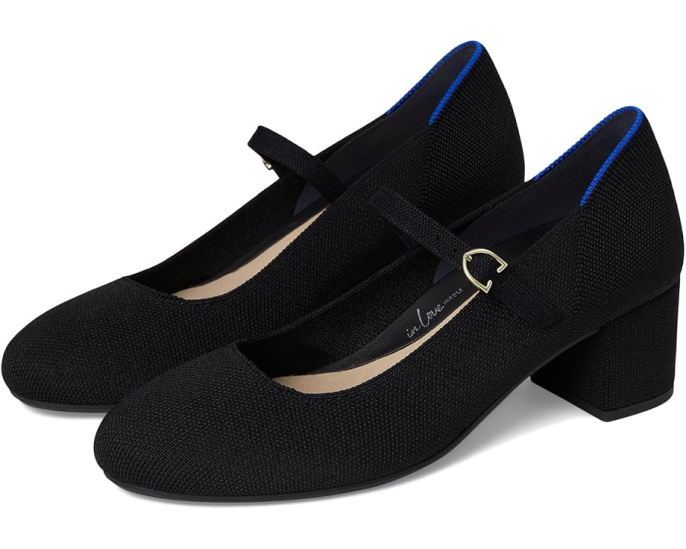 Туфли Rothy's The Mary Jane Heel на устойчивом каблуке 5 см