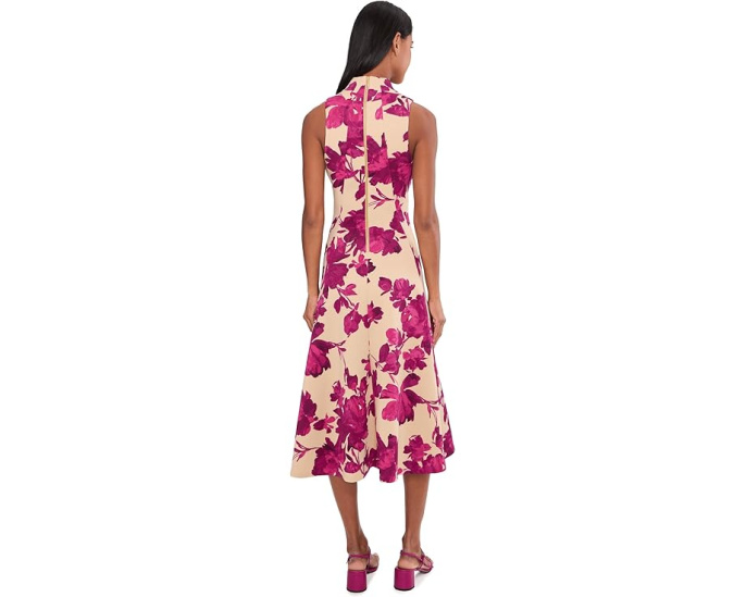 Calvin Klein Платье Sleeveless Floral Scuba A-line с цветочным принтом