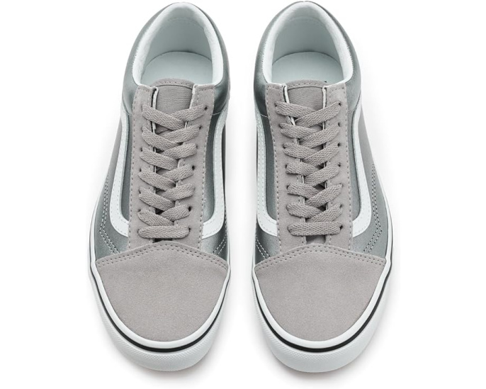 Кеды Vans Old Skool для детей с кожаным верхом и вафельной подошвой