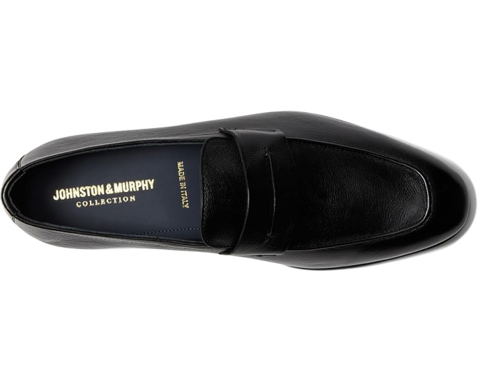 Туфли Johnston & Murphy Taylor Penny из кожи с круглым носком