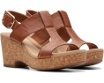 Босоножки Clarks Giselle Style на платформе с квадратным каблуком