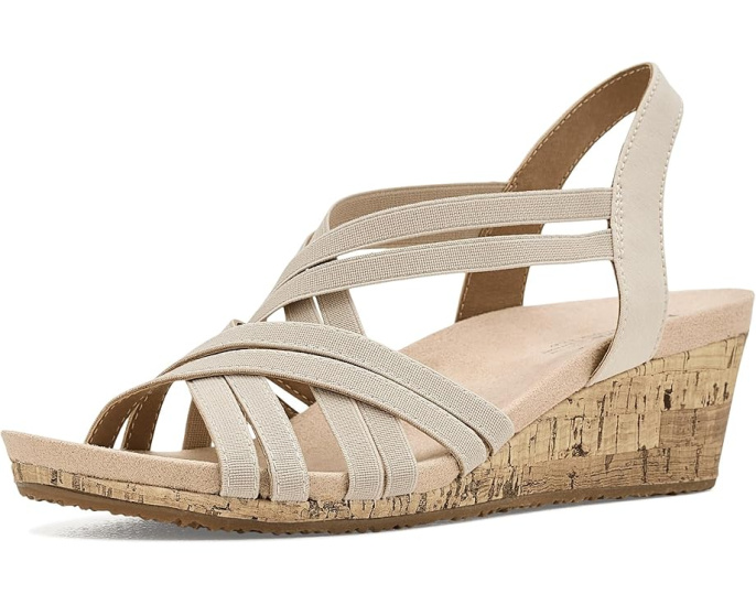 LifeStride сандалии Mallory Strappy на клиновидном каблуке