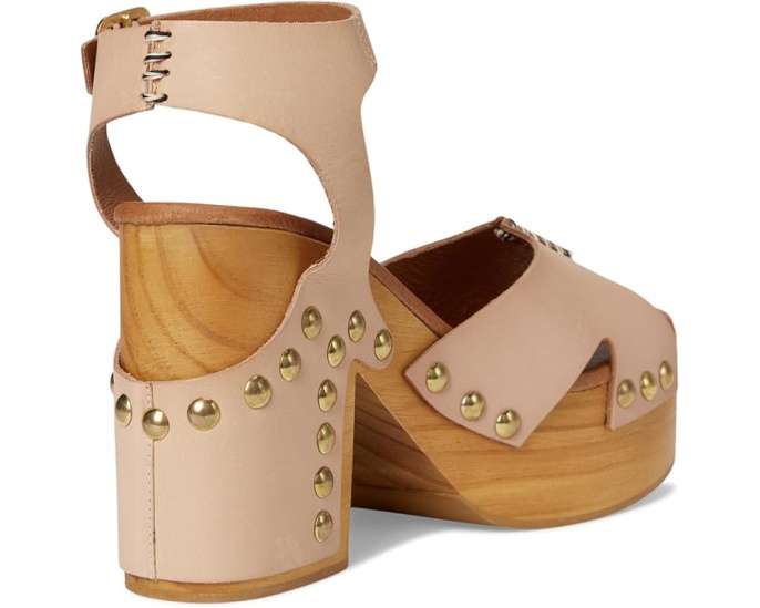 Клог Cecily Clog от Free People с деревянной платформой и квадратным носком