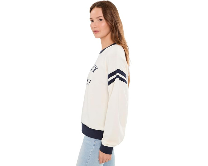 Толстовка Salty Crew Maritime Crew Off White с принтом