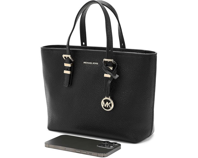 Кросс-боди Michael Kors Quinn Small East West Tote Black