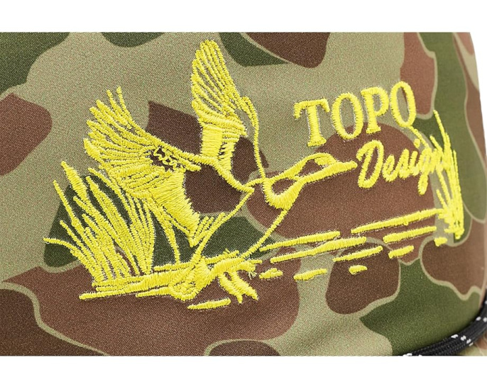 Кепка Topo Designs Twill Rope с козырьком в камуфляже