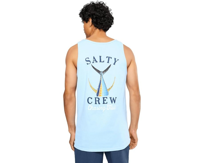 Майка Tailed Tank Salty Crew с принтом из хлопка