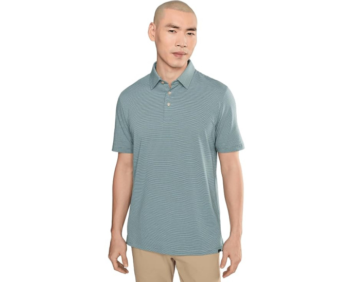 Поло Faherty Short Sleeve Movement Polo с эластичной тканью и классическим кроем