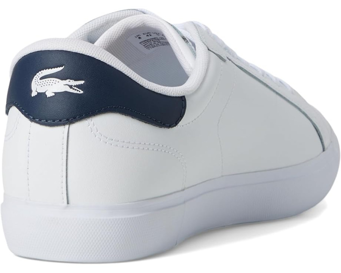 Кожаные кроссовки Lacoste Powercourt с контрастными элементами